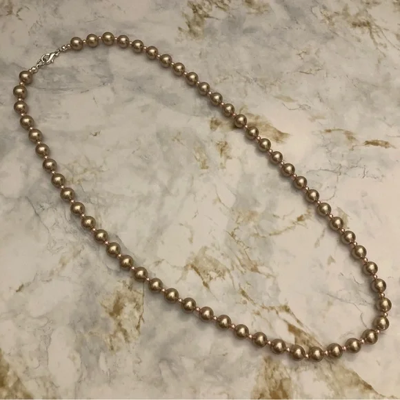 Vintage Pearl Necklace Classic Formal Cocktail Jewelry - Picture 5 of 12